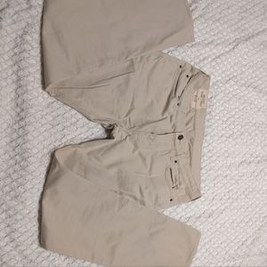 Hollister cream straight leg jeans